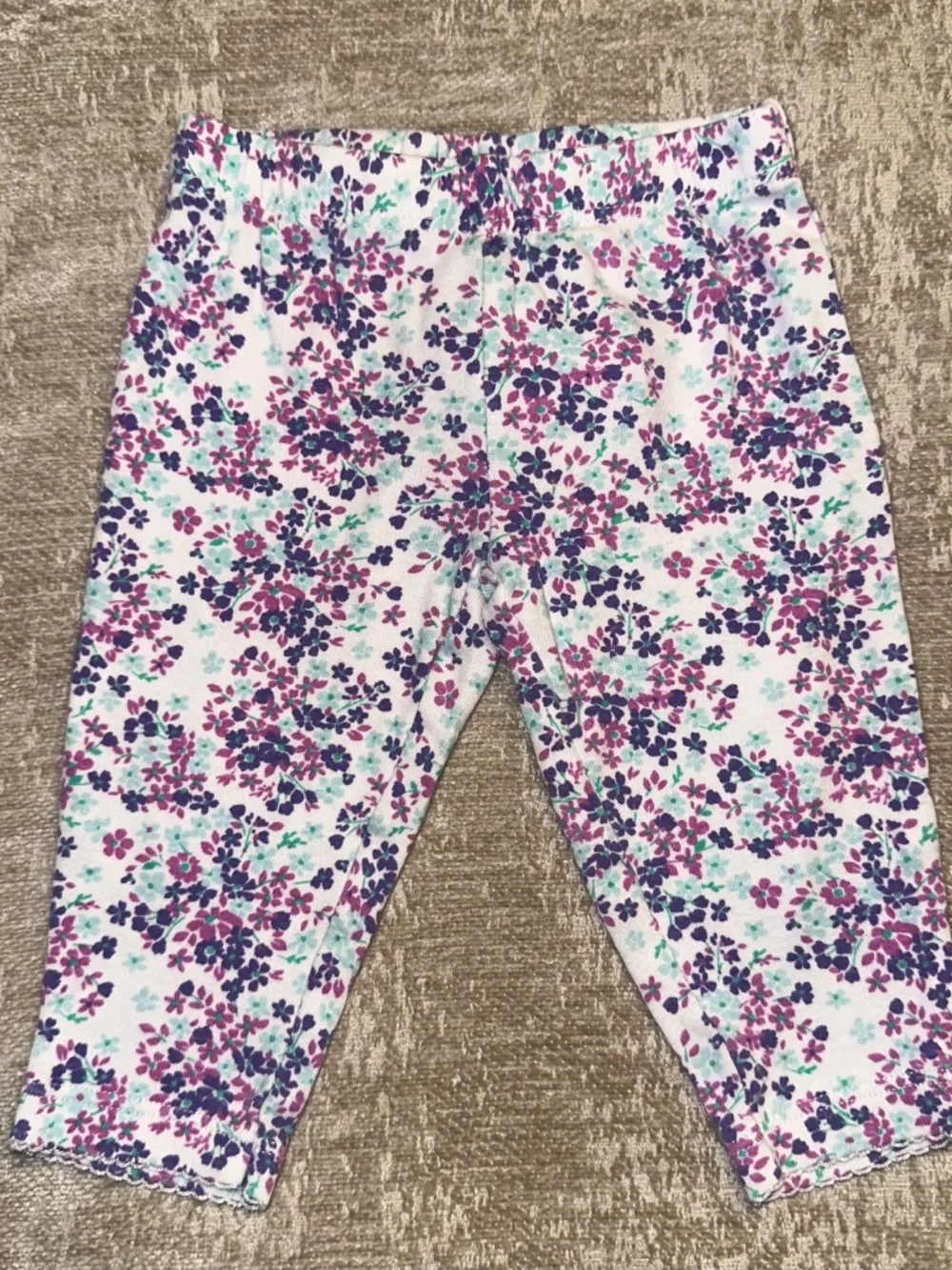 Dark Purple Owl Girls Carter’s Outfit Set size 3M vintage retired set